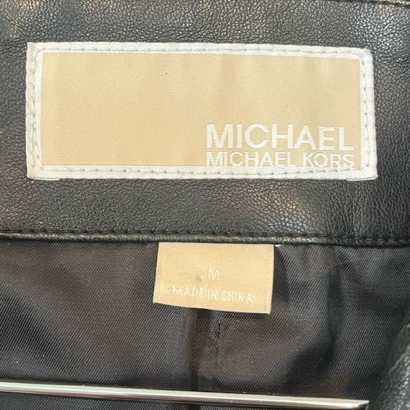MICHAEL Michael Kors Faux Leather Jacket | size medium - Picture 5 of 8